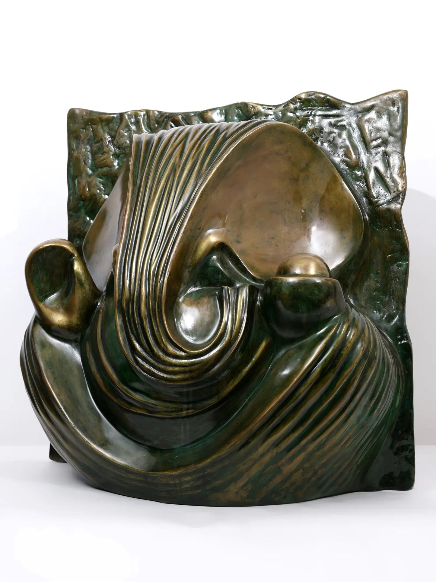 Elegant Modernity: The 26" Ganesha in Brass | Handmade Statue | Made in India